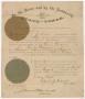 Thumbnail image of item number 1 in: '[Certificate Appointing David Dickson to County Treasurer in Grimes County]'.