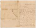 Primary view of [Letter from Anson Jones to David C. Dickson, September 8, 1857]