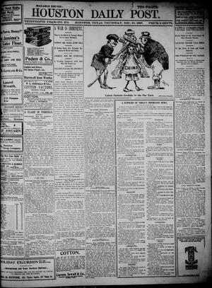 The Houston Daily Post (Houston, Tex.), Vol. THIRTEENTH YEAR, No. 270, Ed. 1, Thursday, December 30, 1897