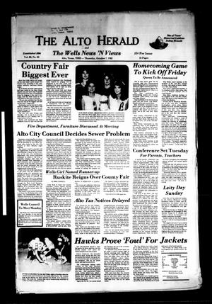 The Alto Herald and The Wells News 'N Views (Alto, Tex.), Vol. 82, No. 22, Ed. 1 Thursday, October 7, 1982