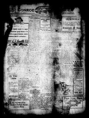 Primary view of object titled 'Conroe Courier (Conroe, Tex.), Vol. 24, No. 4, Ed. 1 Thursday, January 6, 1916'.