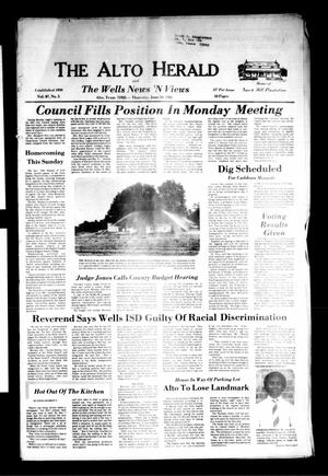 The Alto Herald and The Wells News 'N Views (Alto, Tex.), Vol. 87, No. 5, Ed. 1 Thursday, June 10, 1982