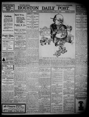 The Houston Daily Post (Houston, Tex.), Vol. THIRTEENTH YEAR, No. 308, Ed. 1, Sunday, February 6, 1898