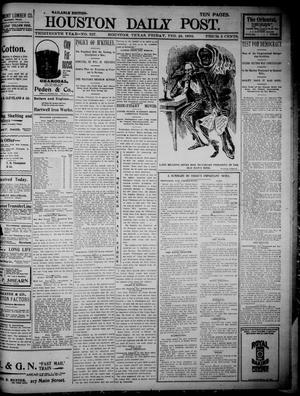 The Houston Daily Post (Houston, Tex.), Vol. THIRTEENTH YEAR, No. 327, Ed. 1, Friday, February 25, 1898