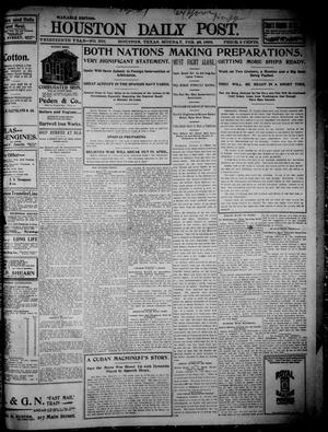 The Houston Daily Post (Houston, Tex.), Vol. THIRTEENTH YEAR, No. 330, Ed. 1, Monday, February 28, 1898