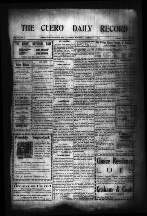 The Cuero Daily Record (Cuero, Tex.), Vol. 29, No. 31, Ed. 1 Sunday, February 7, 1909