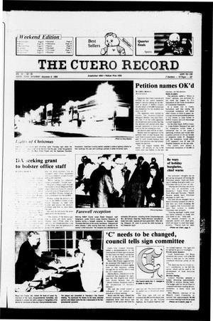 The Cuero Record (Cuero, Tex.), Vol. 90, No. 98, Ed. 1 Saturday, December 6, 1986