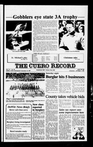The Cuero Record (Cuero, Tex.), Vol. 91, No. 99, Ed. 1 Wednesday, December 16, 1987