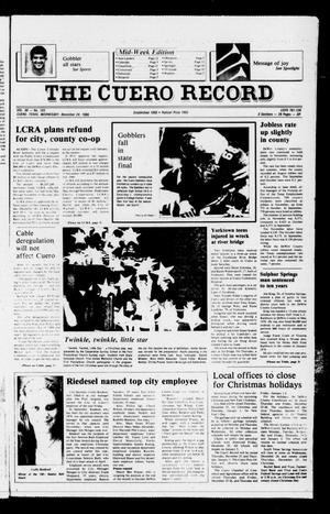 The Cuero Record (Cuero, Tex.), Vol. 90, No. 103, Ed. 1 Wednesday, December 24, 1986