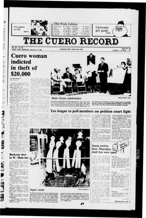 The Cuero Record (Cuero, Tex.), Vol. 90, No. 99, Ed. 1 Wednesday, December 10, 1986