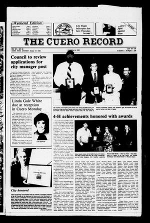 The Cuero Record (Cuero, Tex.), Vol. 90, No. 84, Ed. 1 Saturday, October 18, 1986