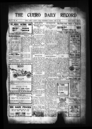 The Cuero Daily Record (Cuero, Tex.), Vol. 29, No. 100, Ed. 1 Wednesday, April 28, 1909