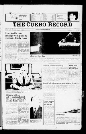 The Cuero Record (Cuero, Tex.), Vol. 90, No. 105, Ed. 1 Wednesday, December 31, 1986