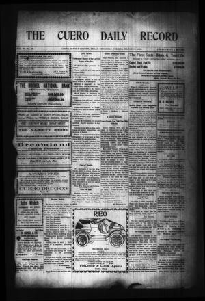 The Cuero Daily Record (Cuero, Tex.), Vol. 29, No. 65, Ed. 1 Thursday, March 18, 1909