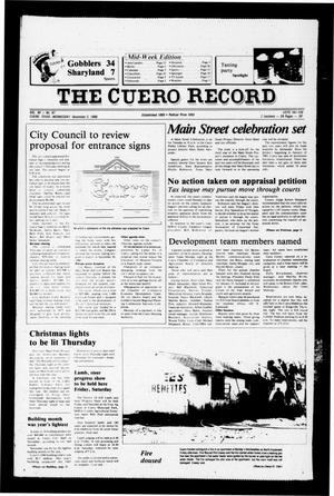 The Cuero Record (Cuero, Tex.), Vol. 90, No. 97, Ed. 1 Wednesday, December 3, 1986