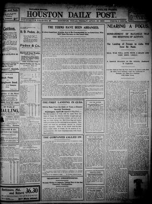 The Houston Daily Post (Houston, Tex.), Vol. FOURTEENTH YEAR, No. 27, Ed. 1, Friday, April 29, 1898