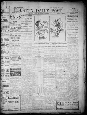 The Houston Daily Post (Houston, Tex.), Vol. XVIITH YEAR, No. 63, Ed. 1, Thursday, June 6, 1901