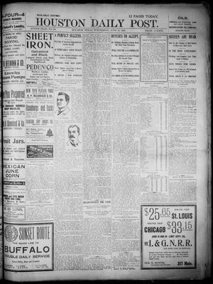 The Houston Daily Post (Houston, Tex.), Vol. XVIITH YEAR, No. 69, Ed. 1, Wednesday, June 12, 1901