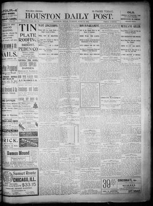 The Houston Daily Post (Houston, Tex.), Vol. XVIITH YEAR, No. 75, Ed. 1, Tuesday, June 18, 1901