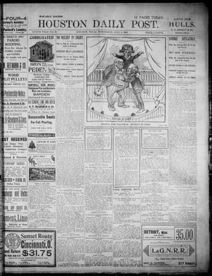 The Houston Daily Post (Houston, Tex.), Vol. XVIITH YEAR, No. 90, Ed. 1, Wednesday, July 3, 1901