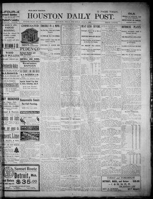 The Houston Daily Post (Houston, Tex.), Vol. XVIITH YEAR, No. 91, Ed. 1, Thursday, July 4, 1901