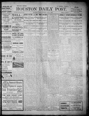 The Houston Daily Post (Houston, Tex.), Vol. XVIITH YEAR, No. 95, Ed. 1, Monday, July 8, 1901