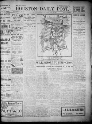 The Houston Daily Post (Houston, Tex.), Vol. XVIITH YEAR, No. 111, Ed. 1, Wednesday, July 24, 1901