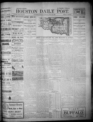 The Houston Daily Post (Houston, Tex.), Vol. XVIITH YEAR, No. 117, Ed. 1, Tuesday, July 30, 1901