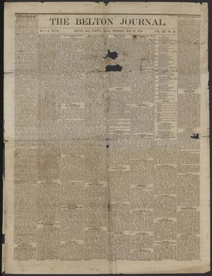 Primary view of object titled 'The Belton Journal. (Belton, Tex.), Vol. 13, No. 22, Ed. 1 Thursday, May 29, 1879'.