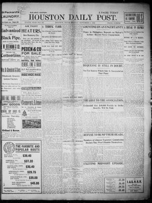 The Houston Daily Post (Houston, Tex.), Vol. XVIITH YEAR, No. 151, Ed. 1, Monday, September 2, 1901