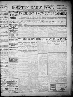 The Houston Daily Post (Houston, Tex.), Vol. XVIITH YEAR, No. 160, Ed. 1, Wednesday, September 11, 1901