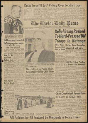 The Taylor Daily Press (Taylor, Tex.), Vol. 48, No. 233, Ed. 1 Sunday, September 17, 1961