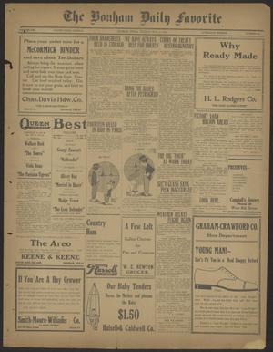 The Bonham Daily Favorite (Bonham, Tex.), Vol. 21, No. 243, Ed. 1 Monday, May 12, 1919