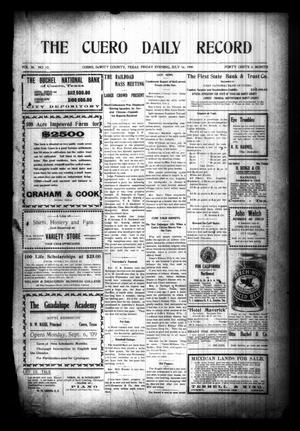 The Cuero Daily Record (Cuero, Tex.), Vol. 30, No. 12, Ed. 1 Friday, July 16, 1909