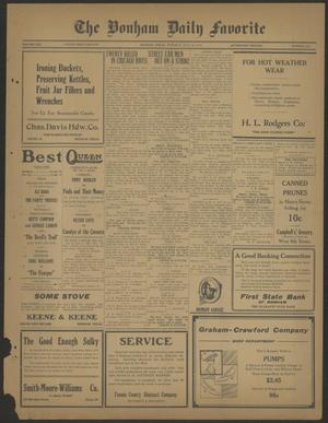 The Bonham Daily Favorite (Bonham, Tex.), Vol. 21, No. 310, Ed. 1 Tuesday, July 29, 1919