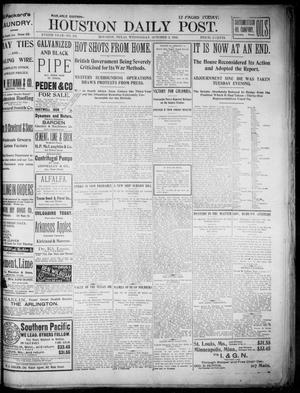 The Houston Daily Post (Houston, Tex.), Vol. XVIITH YEAR, No. 181, Ed. 1, Wednesday, October 2, 1901