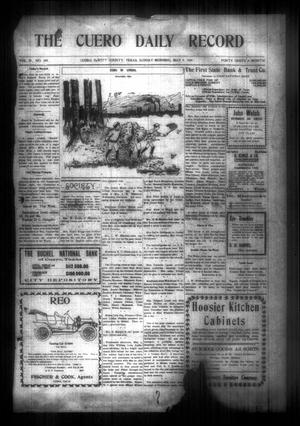 The Cuero Daily Record (Cuero, Tex.), Vol. 29, No. 109, Ed. 1 Sunday, May 9, 1909