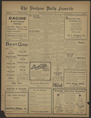 The Bonham Daily Favorite (Bonham, Tex.), Vol. 21, No. 300, Ed. 1 Thursday, July 17, 1919