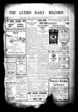 The Cuero Daily Record (Cuero, Tex.), Vol. 29, No. 112, Ed. 1 Wednesday, May 12, 1909