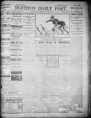 The Houston Daily Post (Houston, Tex.), Vol. XVIITH YEAR, No. 182, Ed. 1, Thursday, October 3, 1901