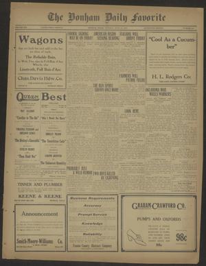 The Bonham Daily Favorite (Bonham, Tex.), Vol. 21, No. 280, Ed. 1 Tuesday, June 24, 1919