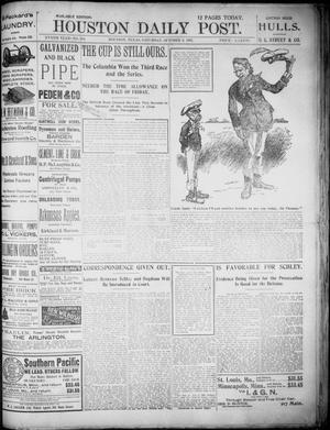 The Houston Daily Post (Houston, Tex.), Vol. XVIITH YEAR, No. 184, Ed. 1, Saturday, October 5, 1901