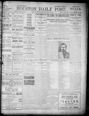 The Houston Daily Post (Houston, Tex.), Vol. XVIITH YEAR, No. 192, Ed. 1, Sunday, October 13, 1901