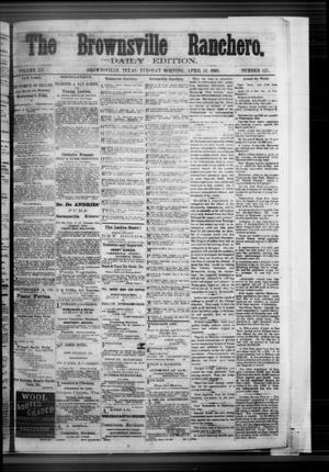 The Brownsville Ranchero. (Brownsville, Tex.), Vol. 3, No. 125, Ed. 1 Tuesday, April 14, 1868