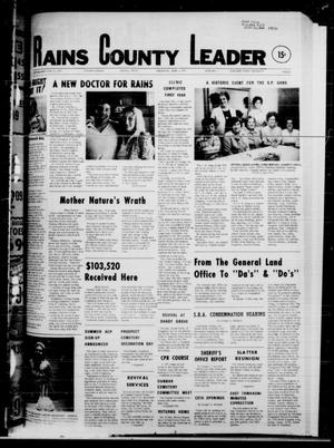 Rains County Leader (Emory, Tex.), Vol. 92, No. 1, Ed. 1 Thursday, June 7, 1979