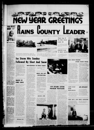 Rains County Leader (Emory, Tex.), Vol. 91, No. 31, Ed. 1 Thursday, January 4, 1979