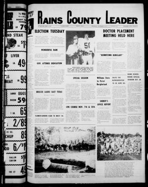 Rains County Leader (Emory, Tex.), Vol. 90, No. 22, Ed. 1 Thursday, November 3, 1977