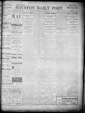 The Houston Daily Post (Houston, Tex.), Vol. XVIITH YEAR, No. 200, Ed. 1, Monday, October 21, 1901