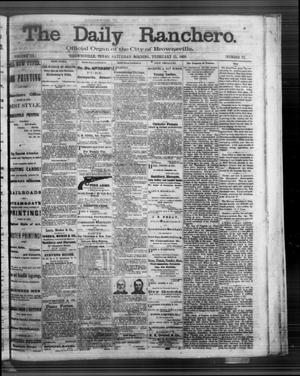 The Daily Ranchero. (Brownsville, Tex.), Vol. 3, No. 75, Ed. 1 Saturday, February 15, 1868