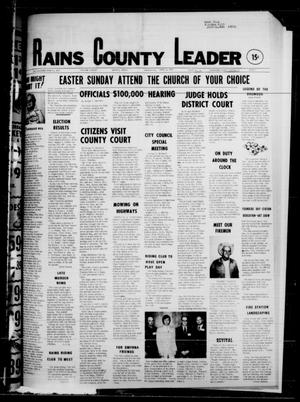 Rains County Leader (Emory, Tex.), Vol. 91, No. 45, Ed. 1 Thursday, April 12, 1979